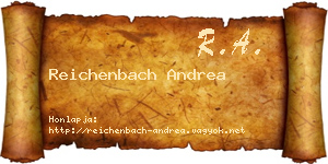 Reichenbach Andrea névjegykártya